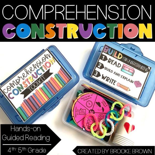 Comprehension Construction for 4th-5th {Hands-on Guided Reading for Small Groups}